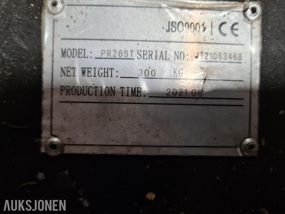 NY/UBRUKT Pramm PR26ST Steinklo S50 (til 8 tonner)